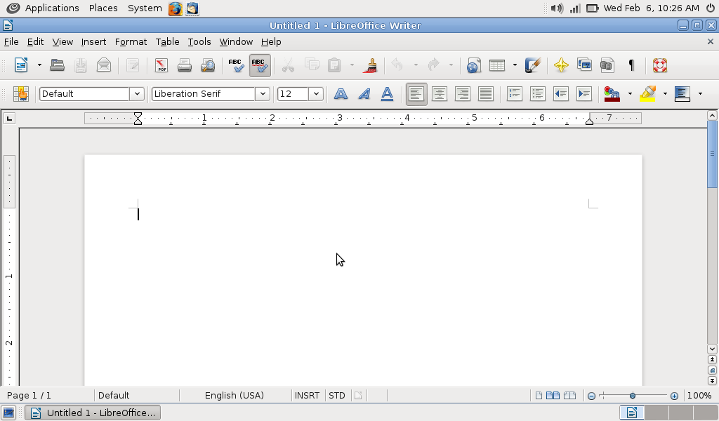Libreoffice Writer Insert Page Numbers
